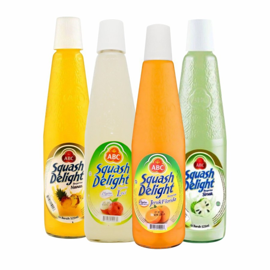 Jual Abc Sirup Squash Delight Botol 460ml All Varian Shopee Indonesia