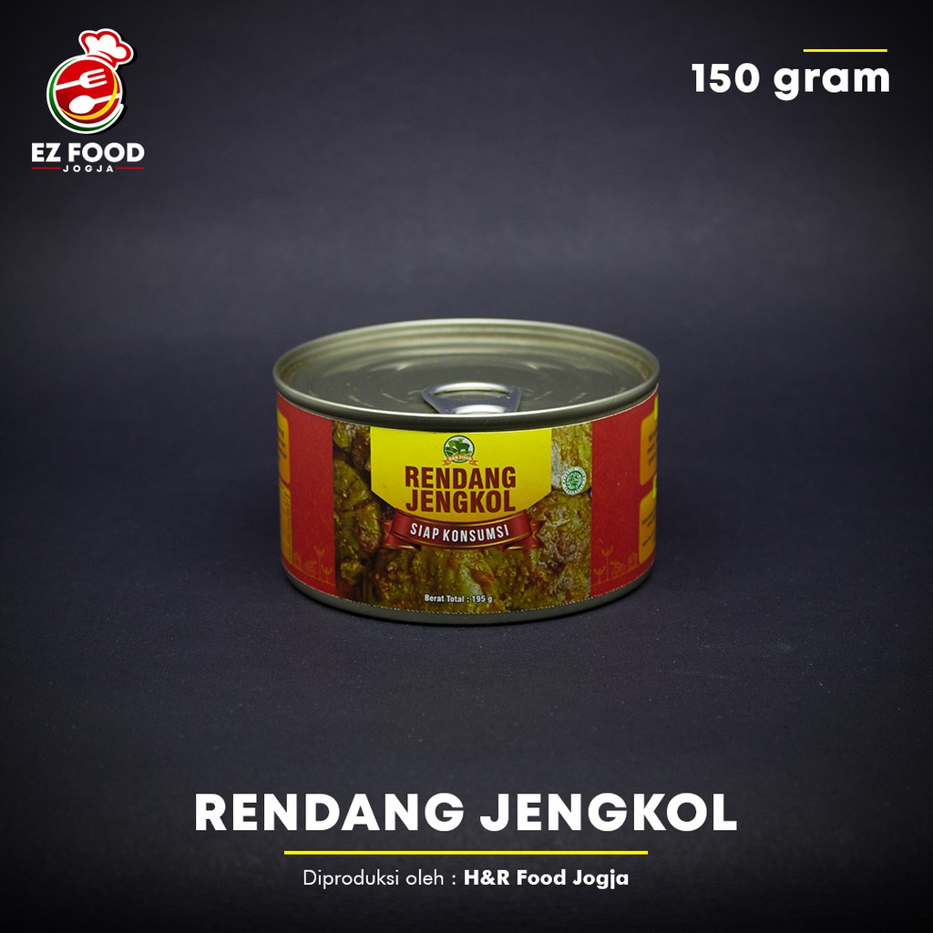 Jual Rendang Jengkol Makanan Kaleng Ez Food Jogja Shopee Indonesia