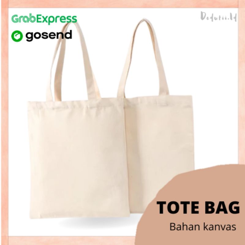 Jual READY STOCK TOTEBAG KANVAS POLOS PREMIUM TAS TOTEBAG JINJING KANVAS POLOS Knv 009 Shopee Indonesia