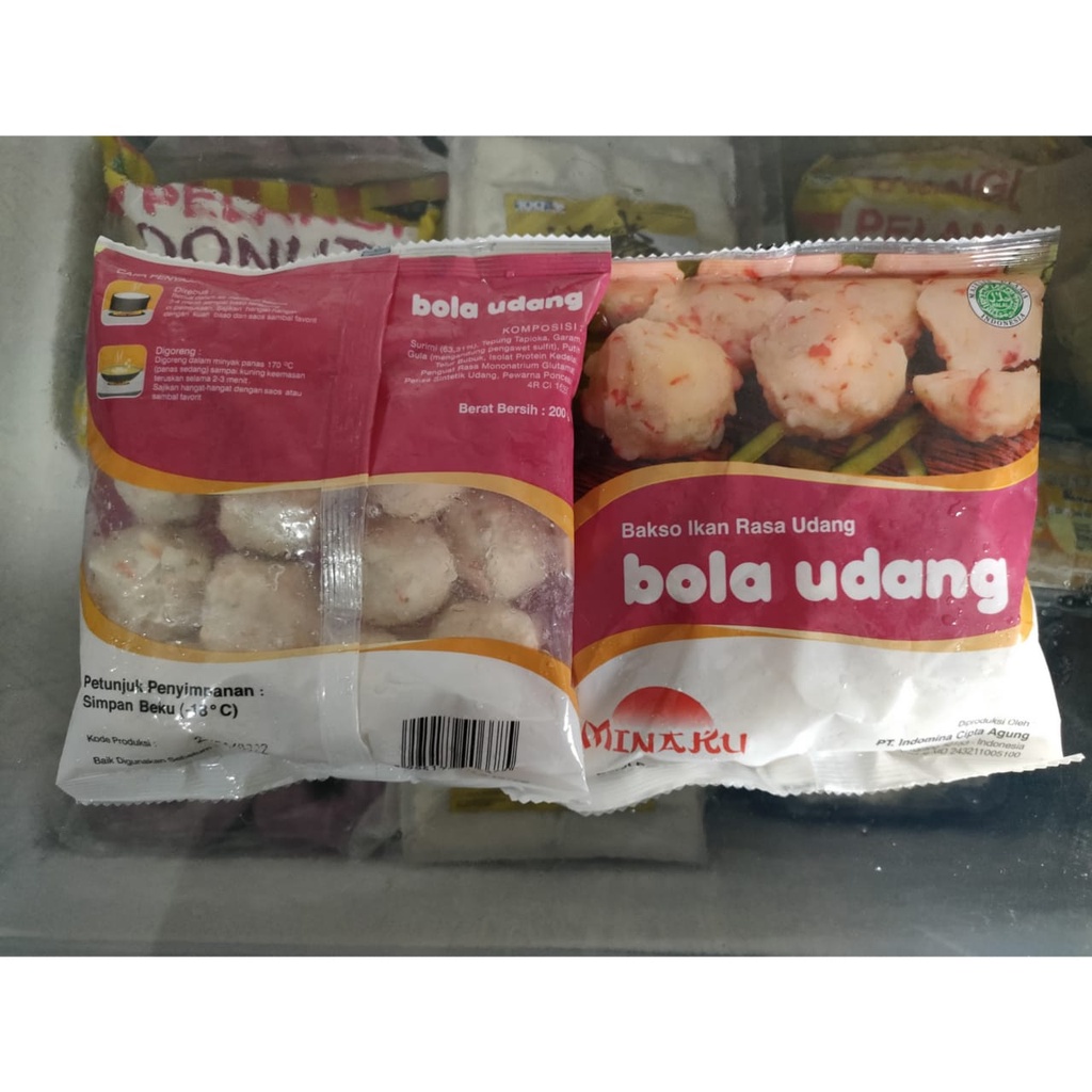 Jual Minaku Bola Udang Bola Cumi Bola Kepiting Dan Bola Lobster 200