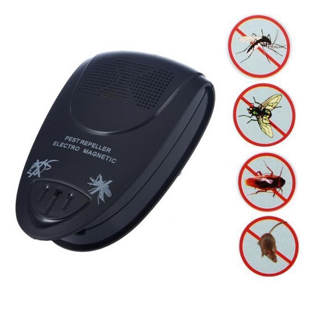 Jual Pengusir Hama Ultrasonic Anti Nyamuk Kecoa Tikus Ultrasonik Bug ...