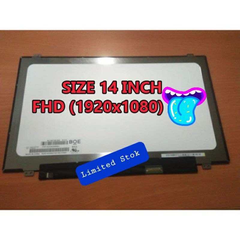 Visiodirect LCD Display 14 Zoll Für Lenovo ThinkPad T460/T460S - Full HD 1920x1080 30pin