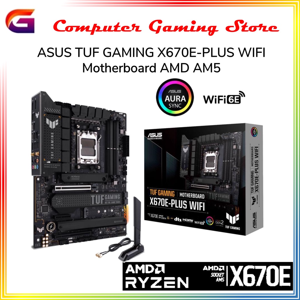 Jual ASUS TUF GAMING X670E-PLUS WIFI Motherboard AMD AM5 | Shopee Indonesia