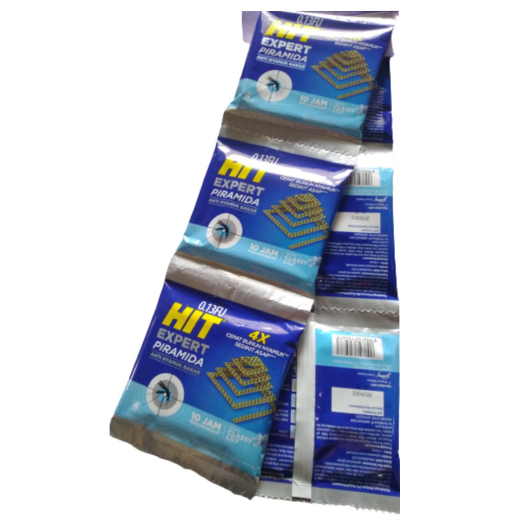 Jual HIT Expert Piramida Jumbo 10 jam 4'S (6pcs ) - Obat Anti Nyamuk ...