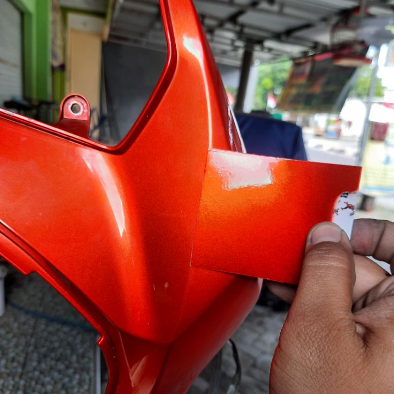 Cat PU Candy Orange Ninja 250cc