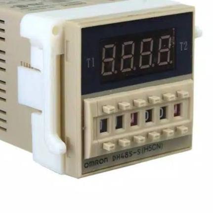 Jual digital timer delay relay dh48s omron AC 220V untuk mesin tetas ...