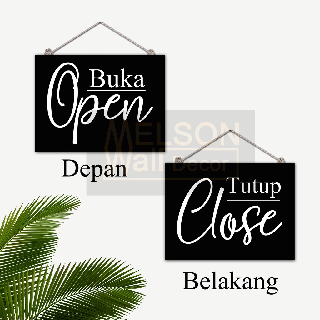 Jual 409/15x20cm/bolak Balik/hiasan Dinding/ Cafe/ Pintu/toilet/tanda ...