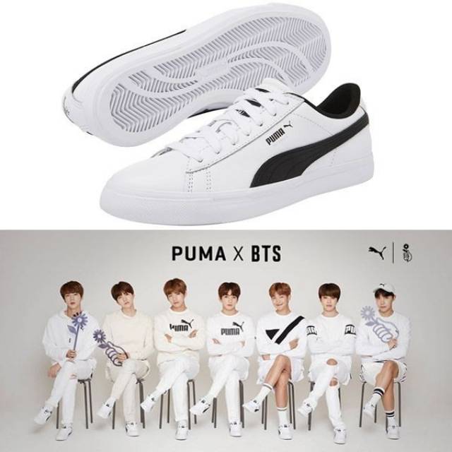 Sepatu puma 2025 x bts original