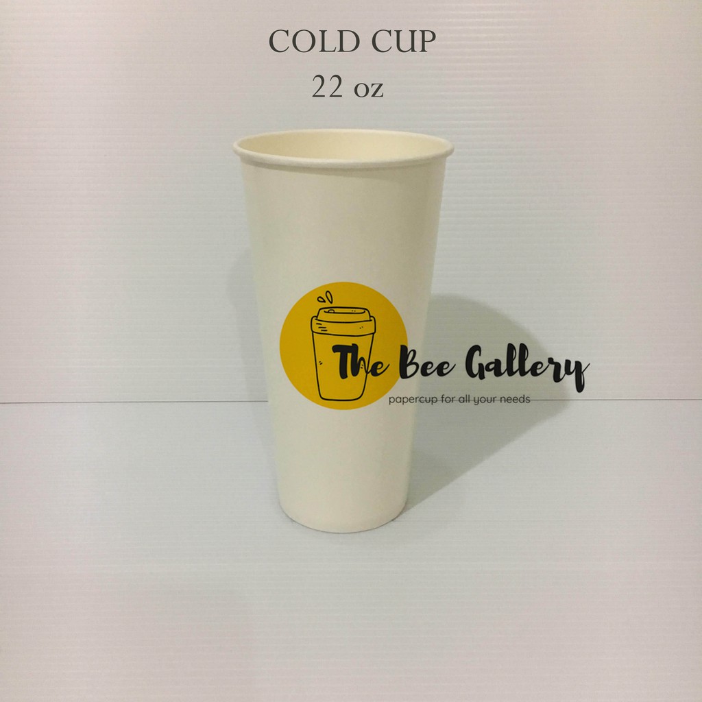 Jual Paper Cup 22 oz COLD / Gelas Kertas Dingin (per 1000) | Shopee ...