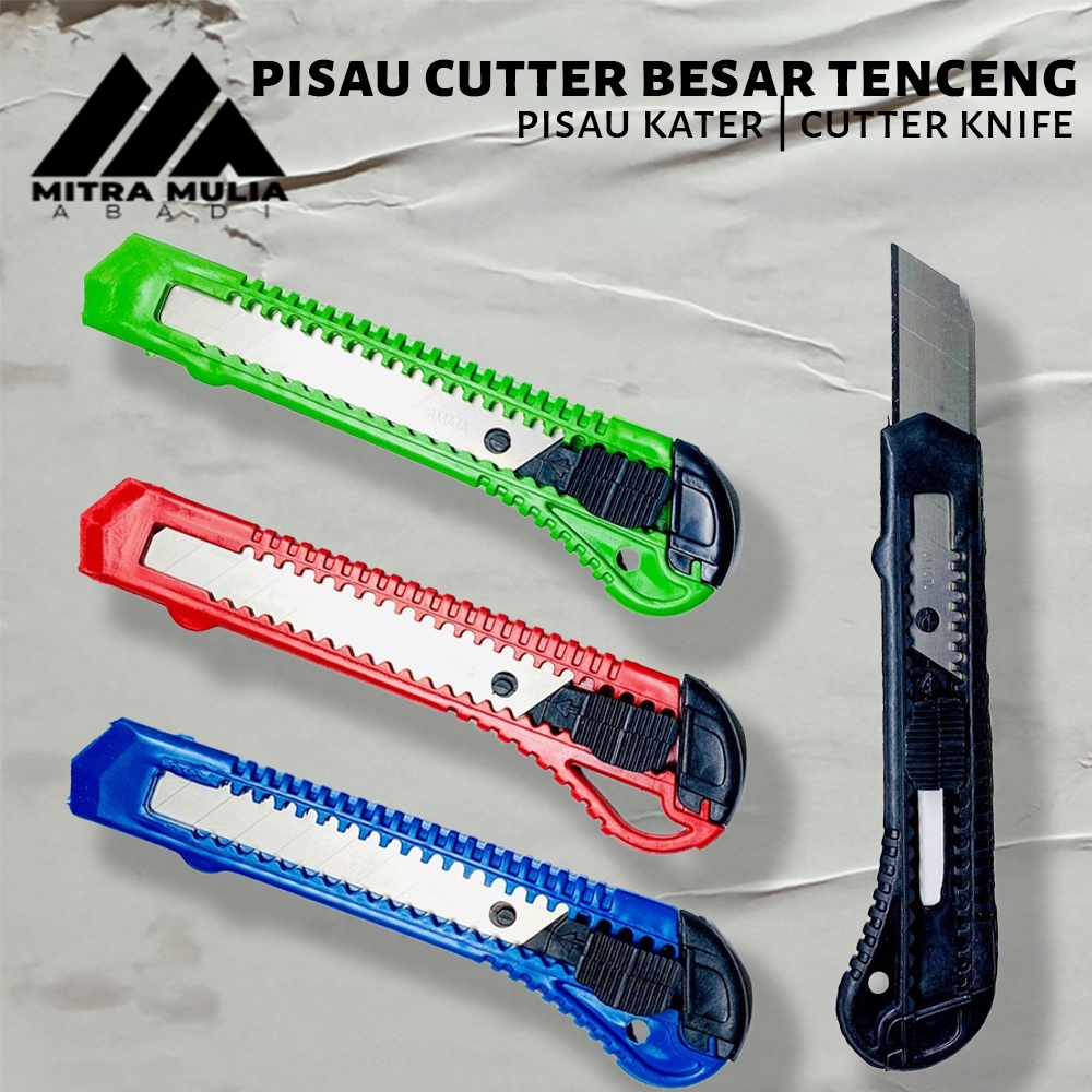 Jual Pisau Cutter Besar Renceng l Pisau Kater l Cutter Knife | Shopee ...