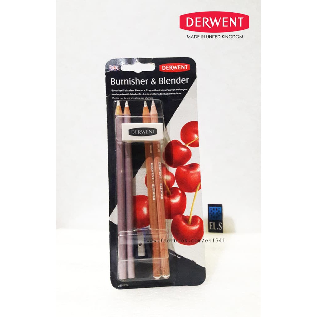 Jual DERWENT BURNISHER & BLENDER PENCIL SET Shopee Indonesia