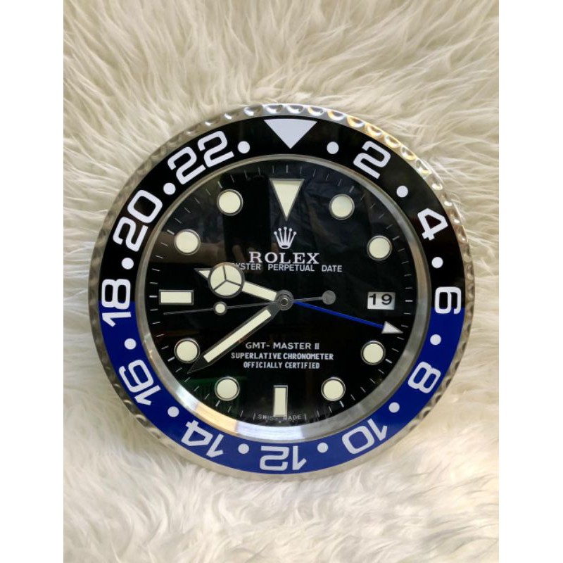 Jual Jam Dinding Rolex GMT Master II Oyester Perpetual Date Swiss