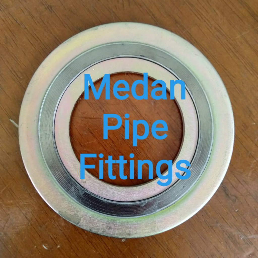 Jual SWG CS ANSI 150 11/2" Spiral Wound Gasket Carbon Steel Besi