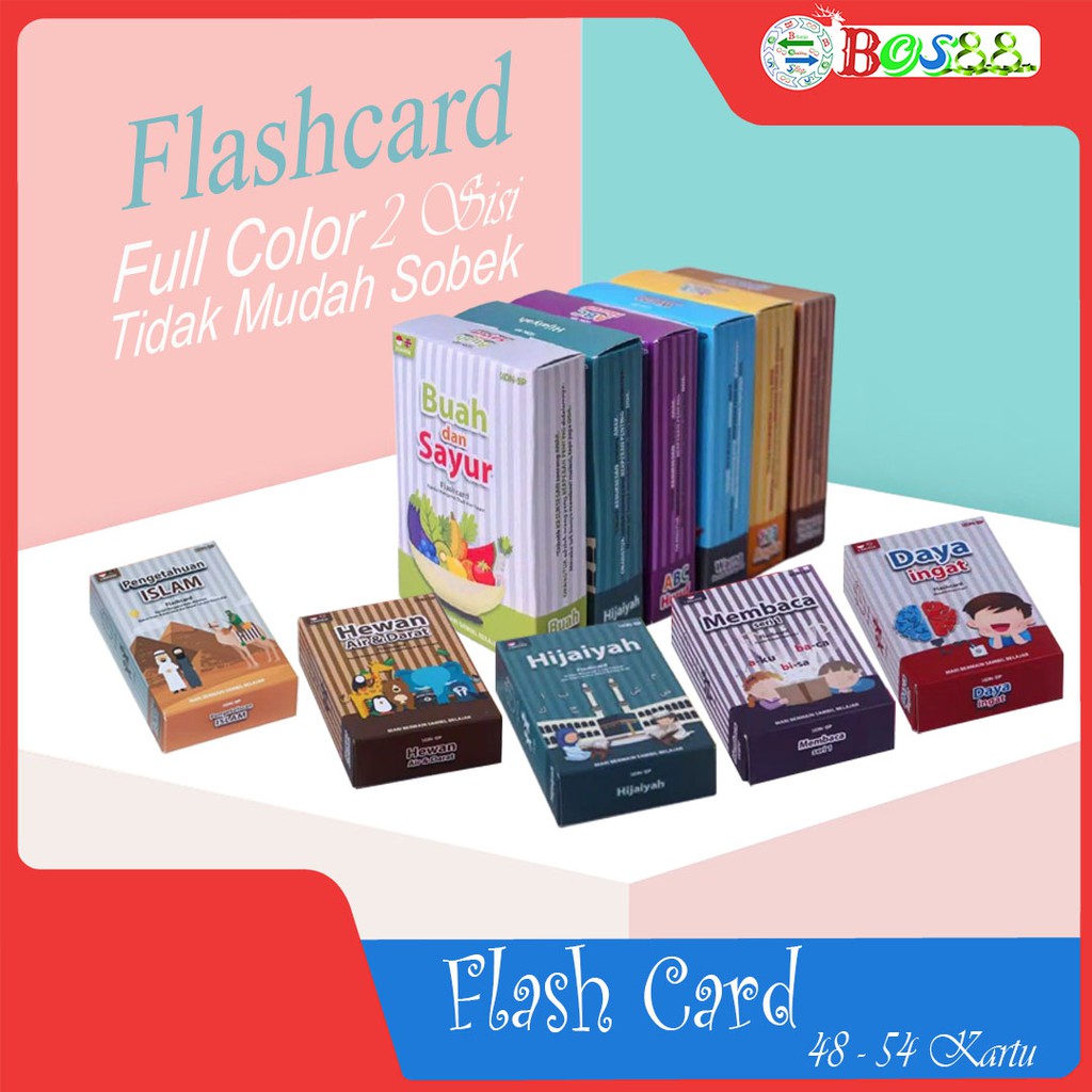 Jual Flash Card Kartu Pintar Belajar Mainan Edukasi Anak / Kartu ...