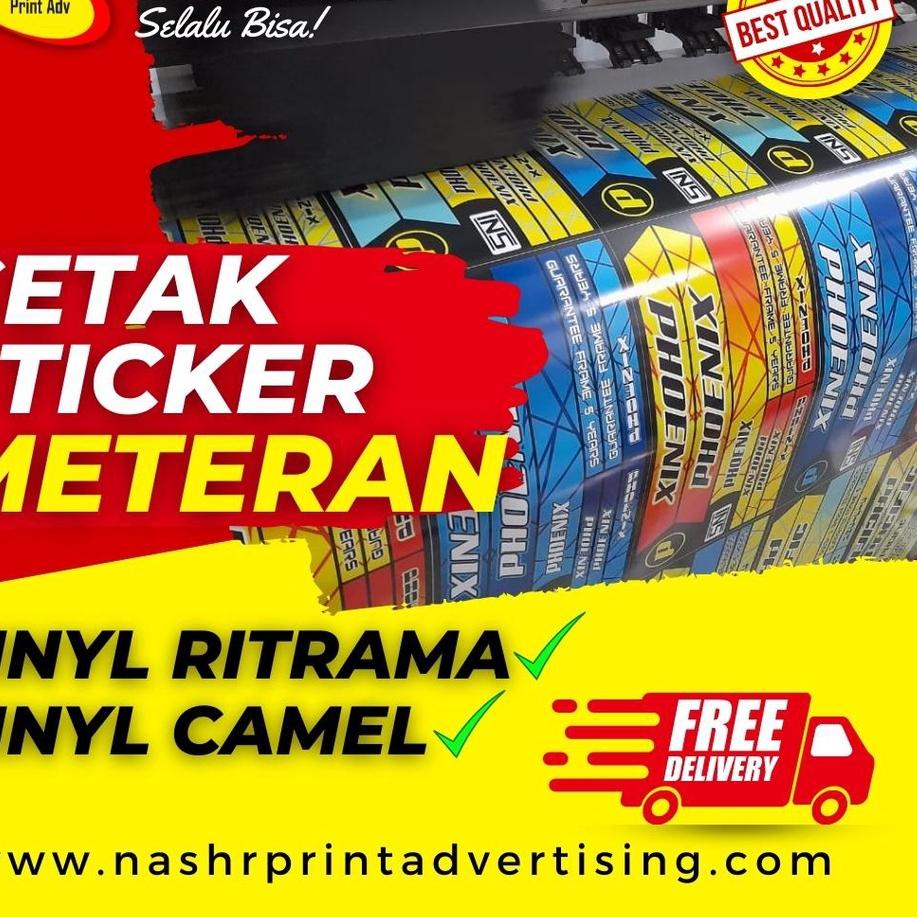Jual SALEE!!!!.. CETAK STIKER METERAN | CETAK STIKER VINYL METERAN ...