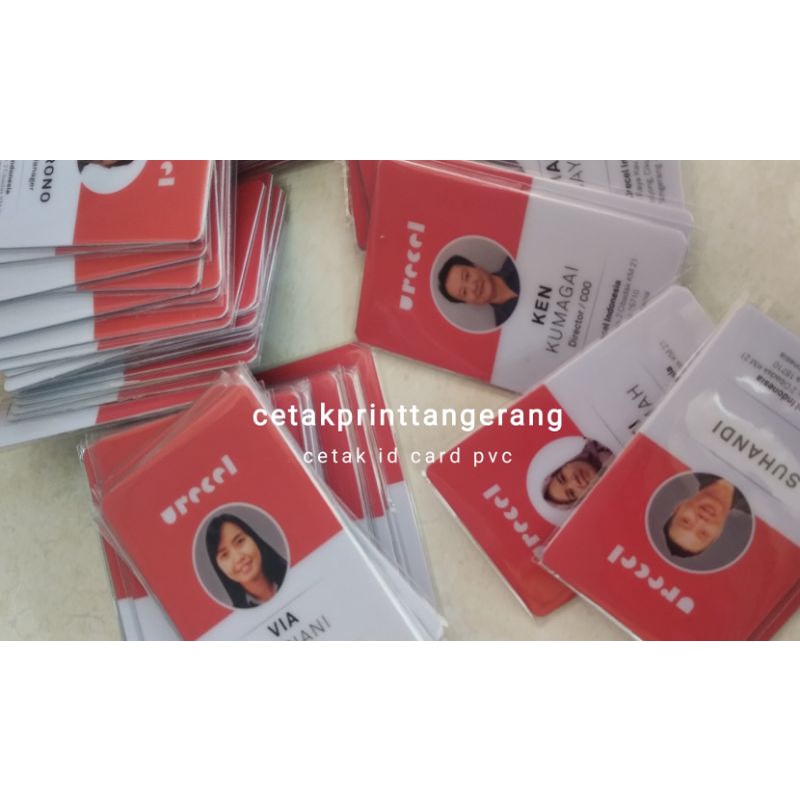 Jual Cetak Id Card Kartu Tanda Karyawan Kartu Pvc Custom Kartu