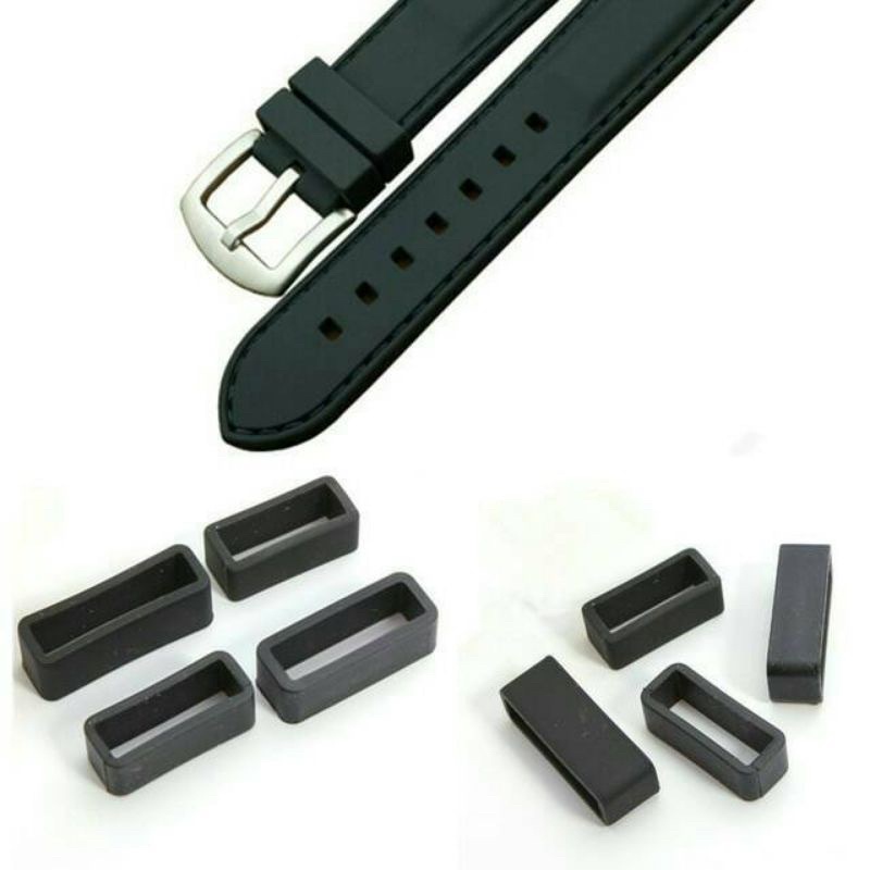 Jual Ring Loop Karet / ringloop Rubber Tali Jam Tangan Watch Band Strap ...