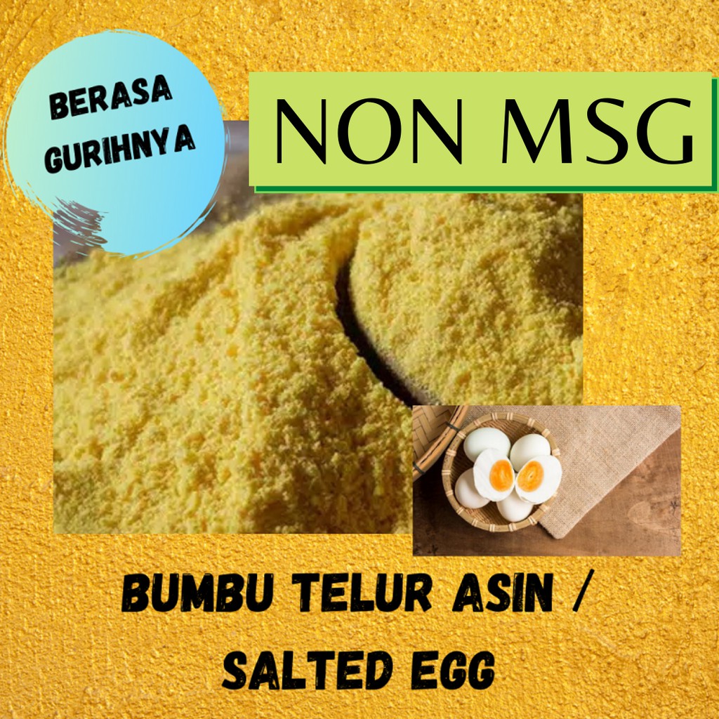 Jual Bumbu Tabur Telur Asin Salted Egg Non Msg 1 Kg Food Grade 1kg