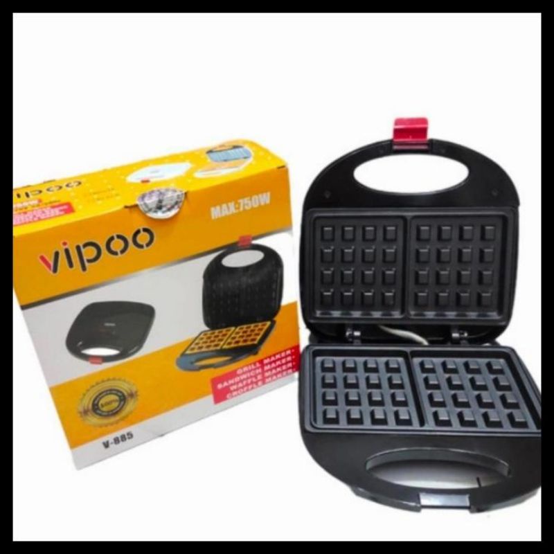 Jual Waffle Maker WAFFLE CROFFLE MAKER 100% ORIGINAL VIPOO 2 LAPIS ...