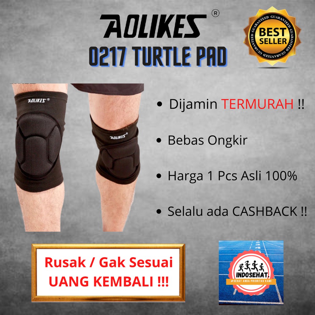 Jual Aolikes 0217 Knee Support Kneepad Protect Brace Deker Pelindung