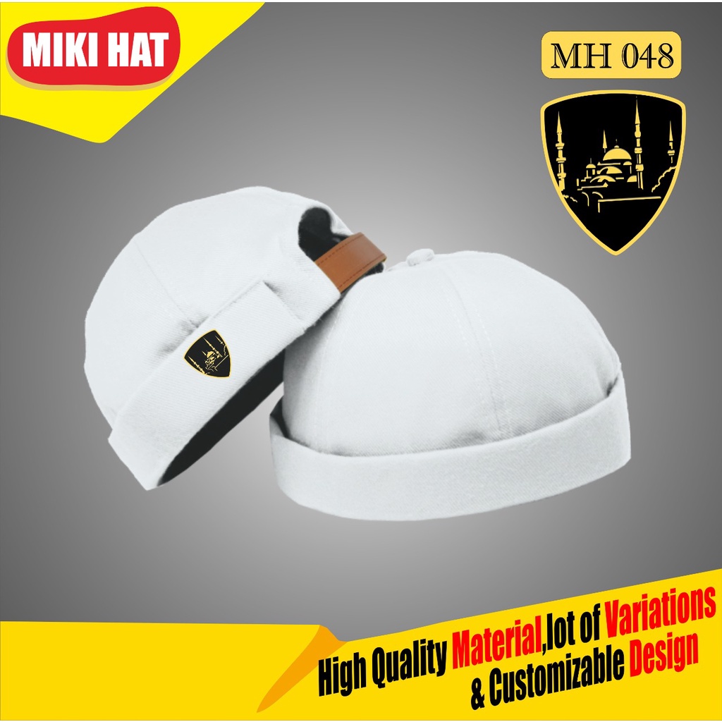 Jual Miki Hat Peci Topi Pria Dewasa Kopyah Bulat Kopiah Uas Distro