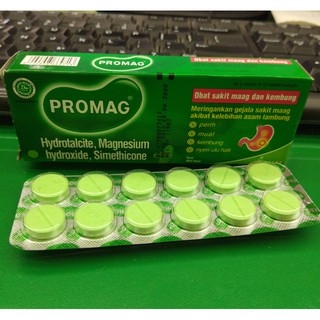 Jual Promag Tablet Box Isi 3 strip 30 tablet | Shopee Indonesia