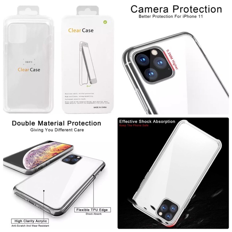 Jual Clear Case IPhone 11 / 11 Pro / 11 Pro Max Cover Bening Casing ...