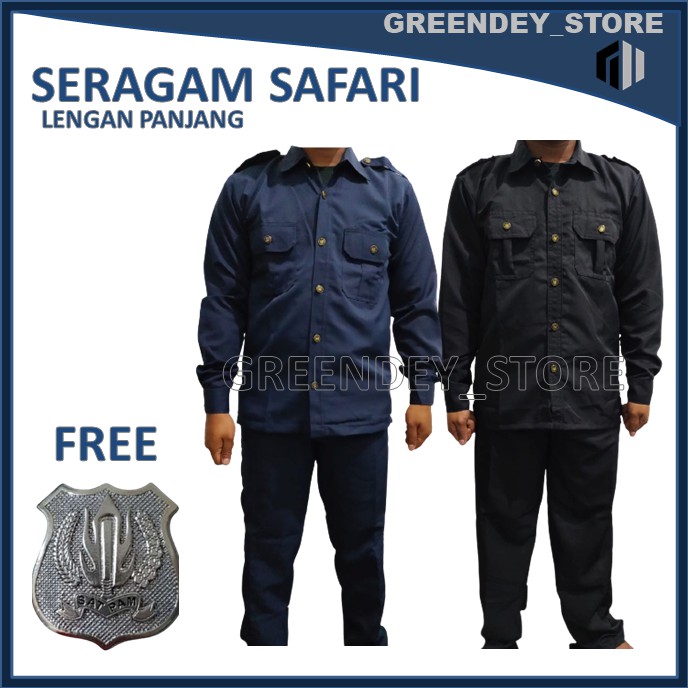 Jual Seragam Safari Security Baju Safari Security Safari Security