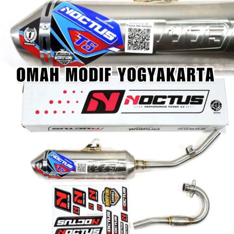 Jual Knalpot Norifumi Noctus T5 Stainless Crf 150 L Original T 5 Honda Crf 150l Standard 2786