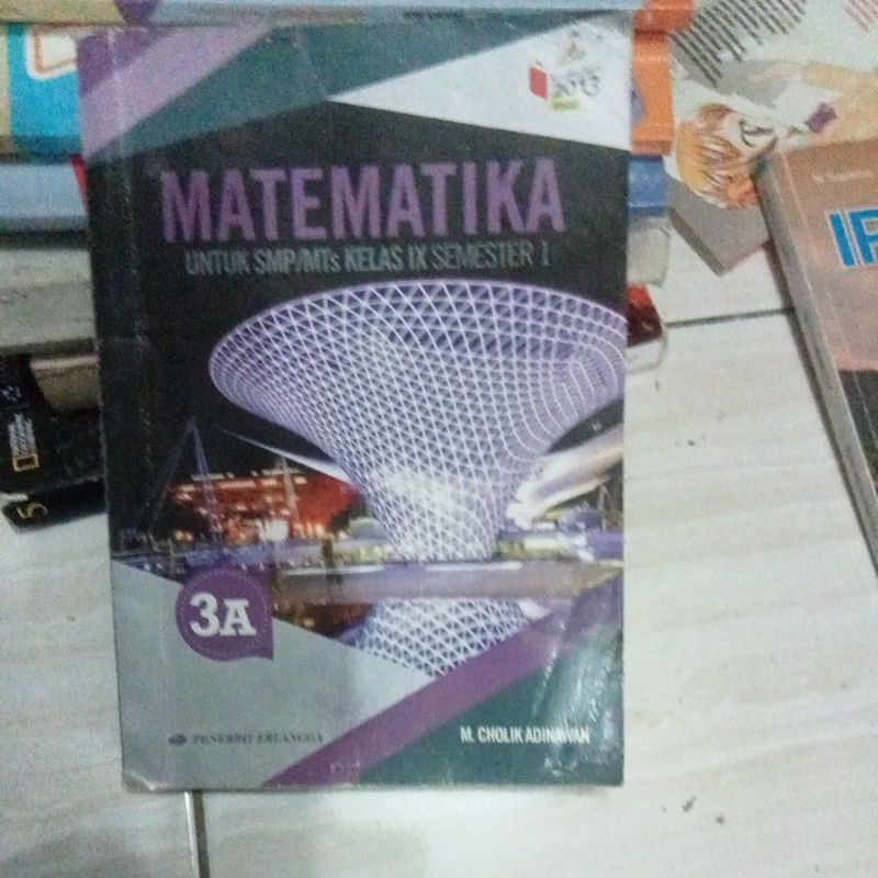 Jual Buku Matematika Untuk SMP Kelas 9 Semester 1 Penerbit Erlangga ...