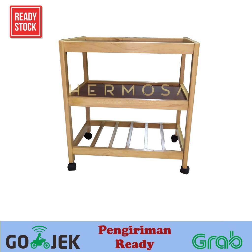 Jual RAK TV RAMIN MEJA TV KAYU DENGAN RODA MEJA / RAK SERBAGUNA ...
