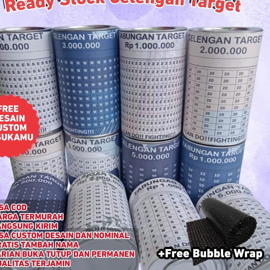 Jual Produk CWDYF CELENGAN TARGET Celengan Viral Celengan Kekinian