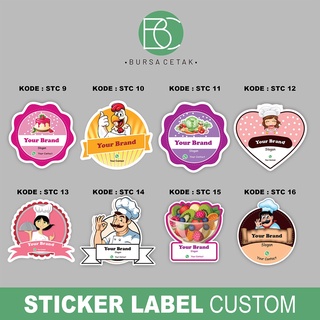 Jual Bursa Cetak Cetak Print Sticker Vynil A Stiker Label