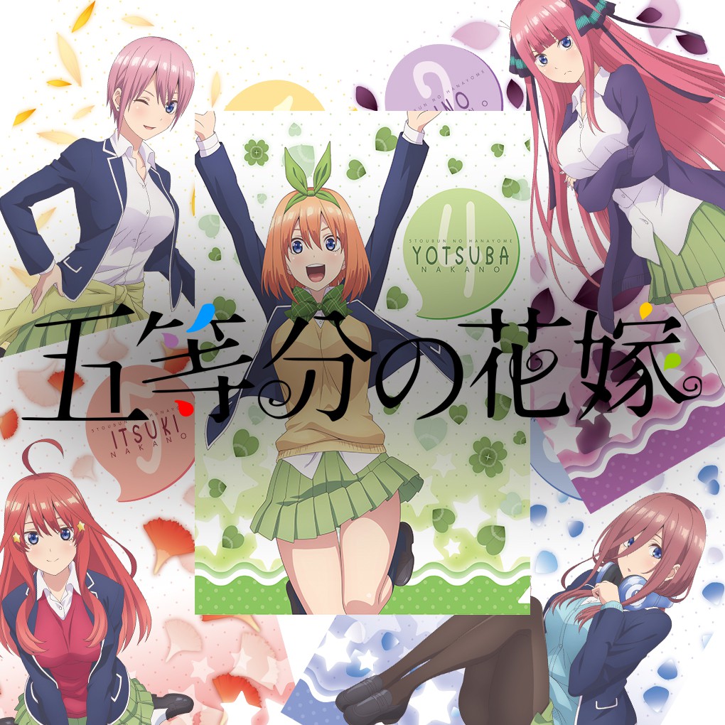 Jual Poster Anime Go Toubun No Hanayome Karakter Ukuran A4 A3+ | Shopee