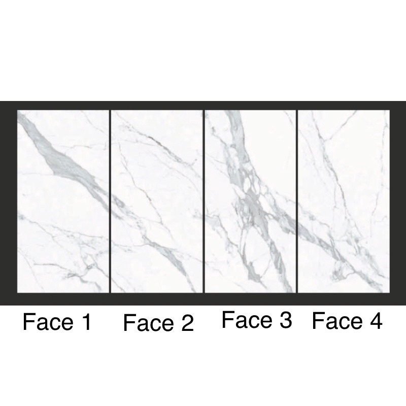 Jual GRANIT QUADRA 240x120 Calacatta Neve Shopee Indonesia