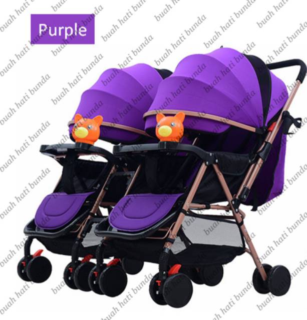 Jual Kereta dorong kembar bayi Twins Stroller Baby Jade Music Stroller Kembar Shopee Indonesia