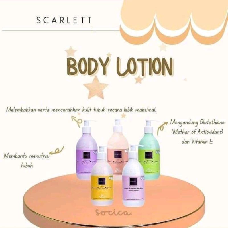 Jual Handbody Scarlett Whitening/HB scarlet whitening /ORI | Shopee ...