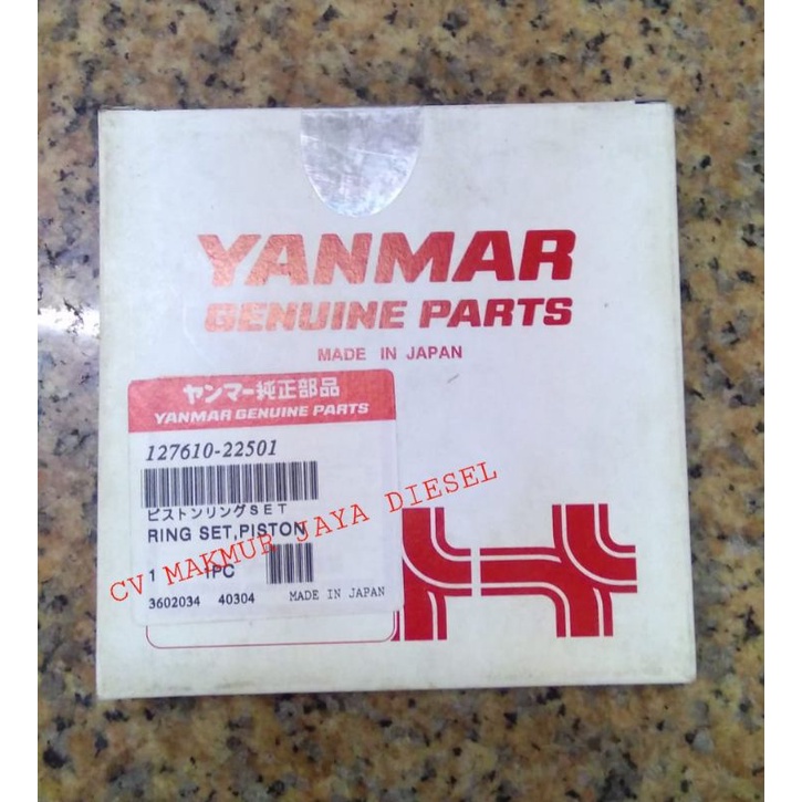 Jual Ring Piston 4CHE3 127610-22501 Yanmar Genuine Parts | Shopee Indonesia