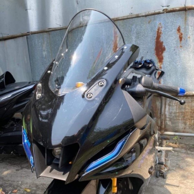 Jual windshield all new yamaha r15 v4 visor yamaha r15 flyscreen yamaha ...