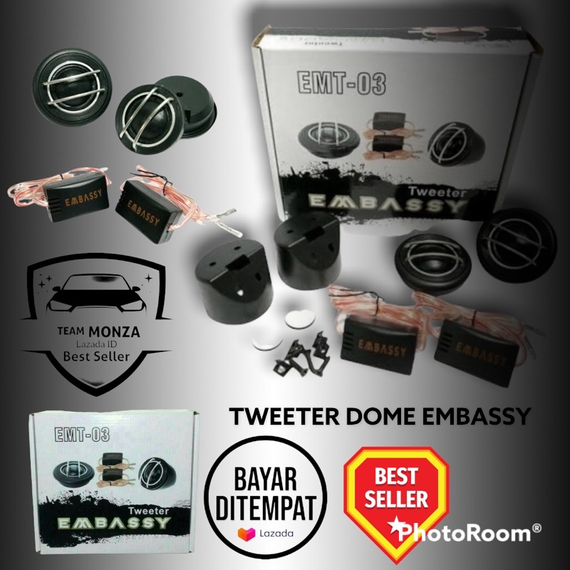 Jual Tweeter speaker Embassy EMT-03 Crossover | Shopee Indonesia