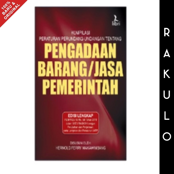 Jual Buku Kompilasi Peraturan Perundang-undangan Tentang Pengadaan ...