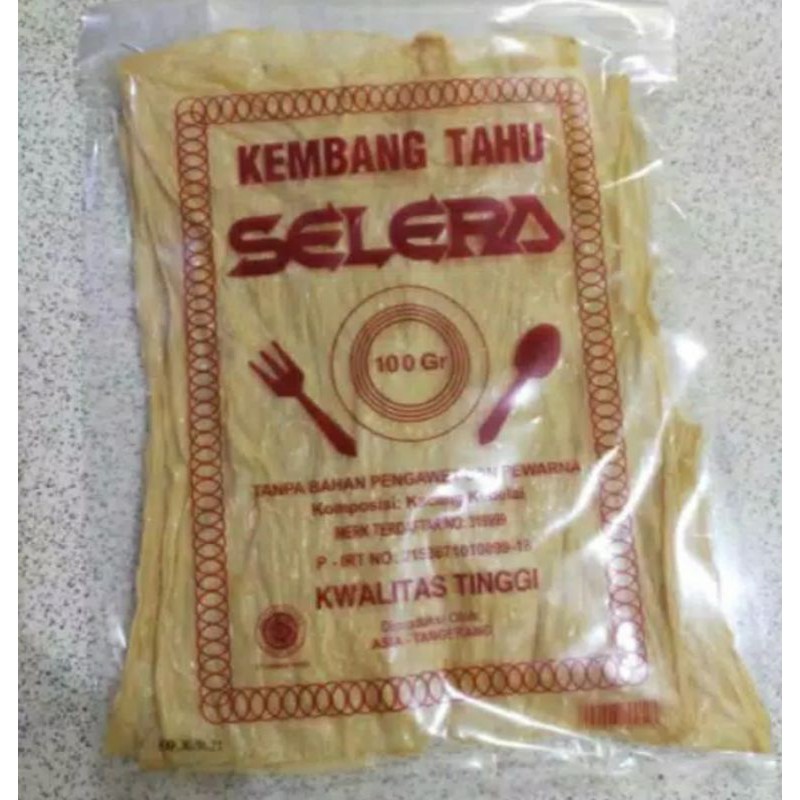 Jual Kembang Tahu Kering Selera 100gr Cap Sendok Garpu Shopee Indonesia