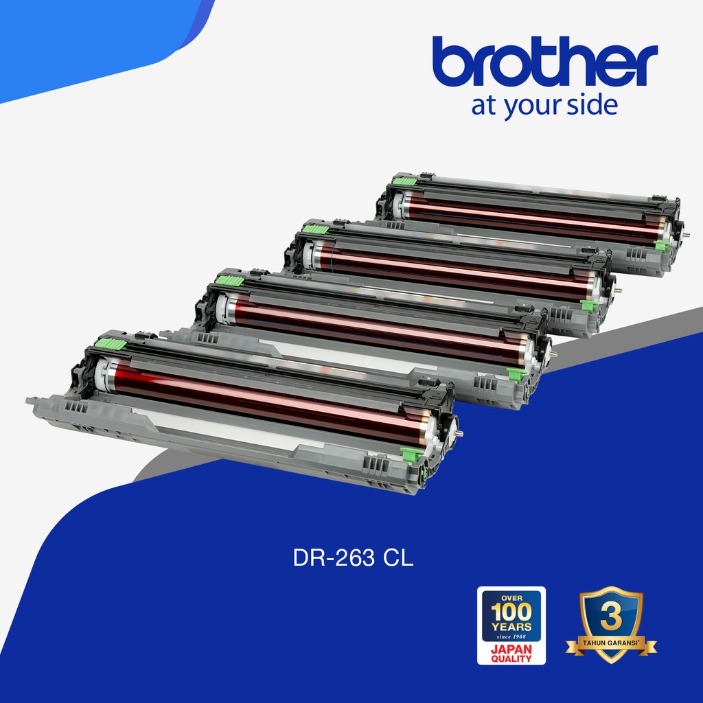 Drum Toner Brother Original DR263 CL for DCP-L3551CDW, MFC-3735CDN, dll - Original Resmi