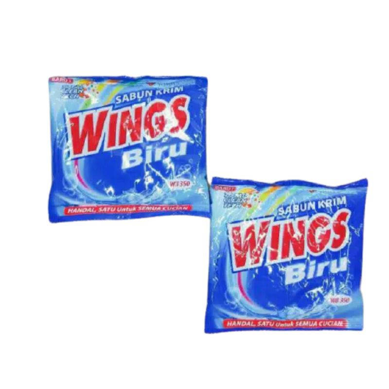 Jual Wings Biru WB350 350k 67gr Sabun Colek Wing | Shopee Indonesia