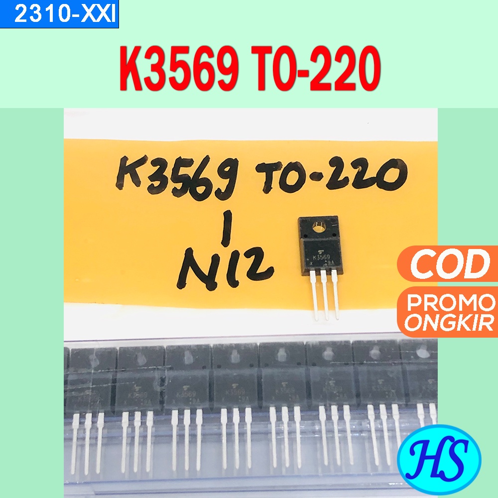 Jual Transistor K3569 2SK3569 TO220 10A 600V Original Shopee Indonesia