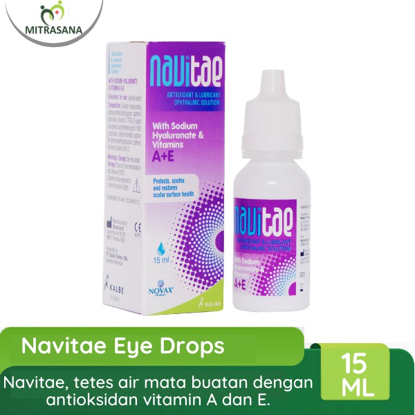 Jual Navitae Eye Drops 15ml Tetes Mata Bervitamin A E | Shopee Indonesia