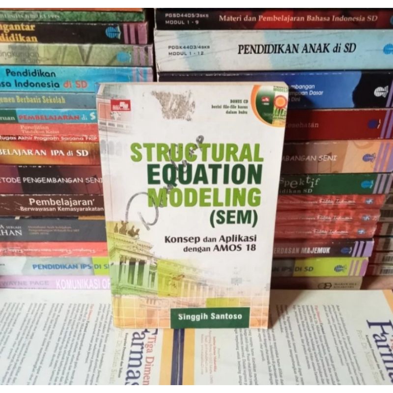 Jual BUKU ORI STRUCTURAL EQUATION MODELING ( SEM ) | Shopee Indonesia