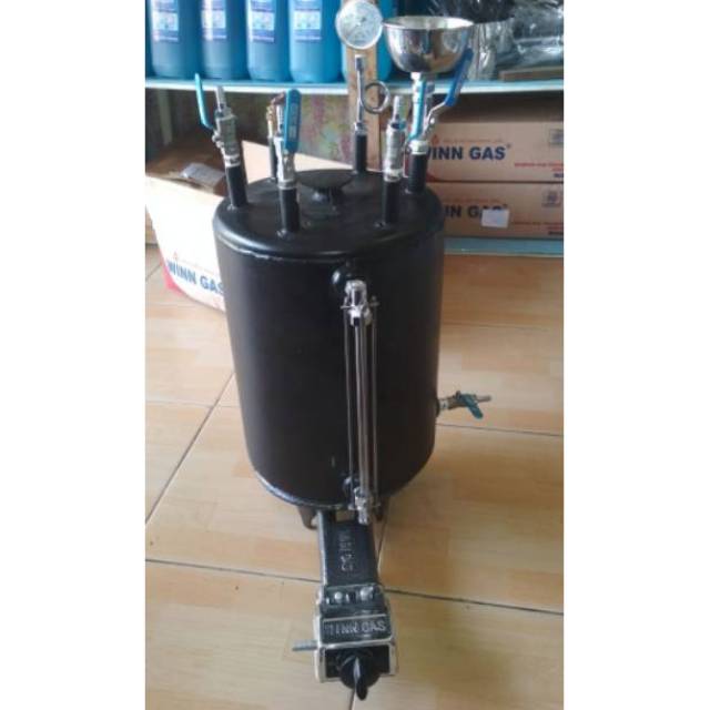 Jual Setrika Uap Gas Steam Boiler Gas Non Casing 25 Liter 2 setrika ...
