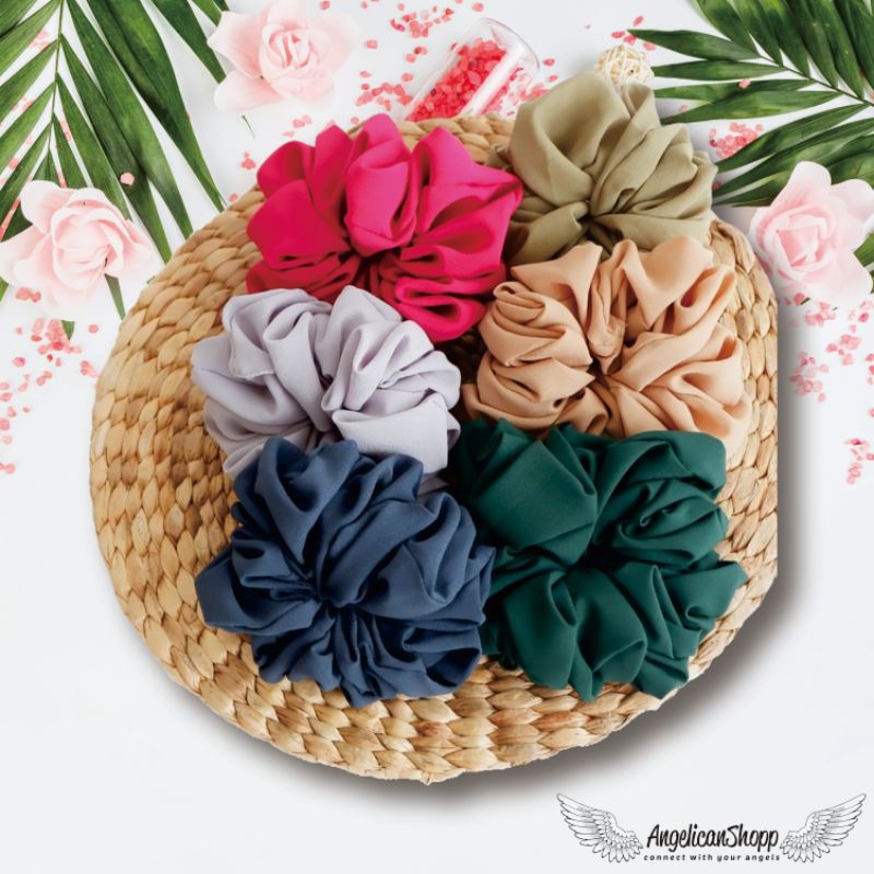 Jual Scrunchie Ikat Rambut Hijab Cepol Hijab Shopee Indonesia 