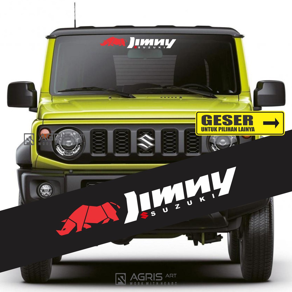Jual Stiker mobil kaca suzuki jimny stiker kaca depan mobil jimny ...